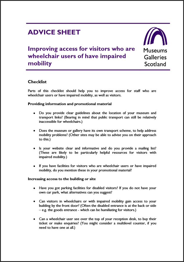 TCM Access Consultants Guidance